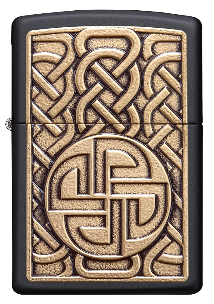 Zippo Norse Emblem Design Pocket Lighter
