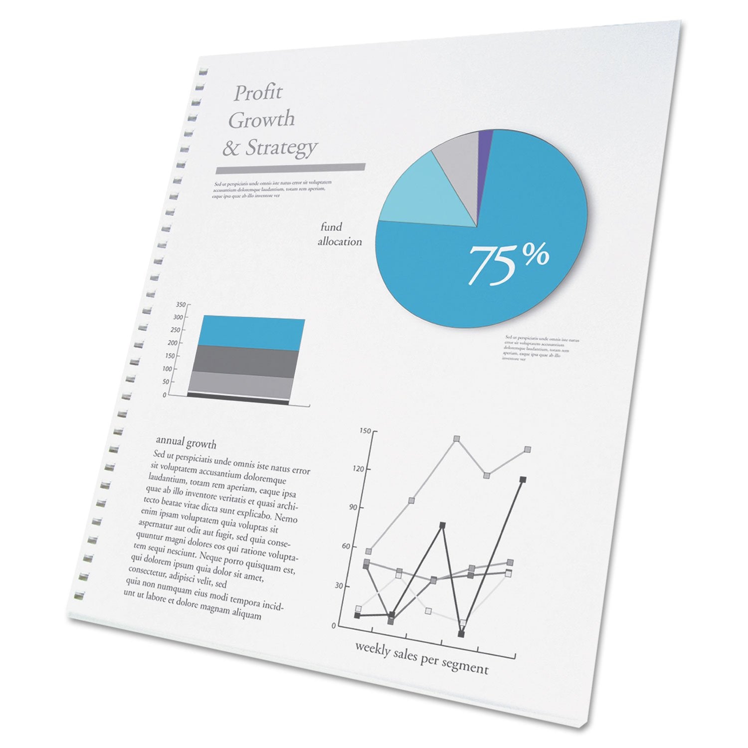 Swingline GBC 2514479 ProClick Presentation Paper 8-1/2 x11 White 250 Sheets