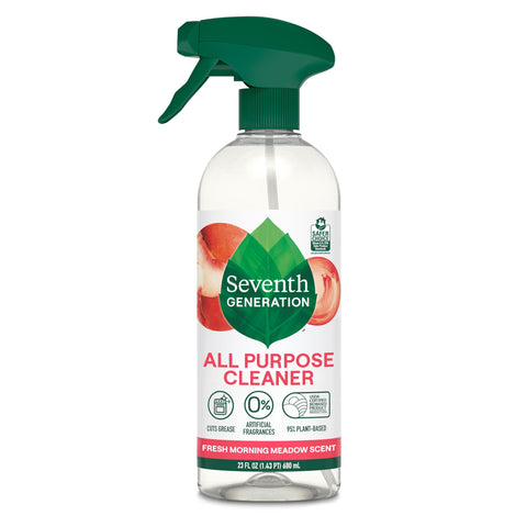 Seventh Generation All Purpose Cleaner, Fresh Morning Meadow Scent, Cuts Grease, 23 Fl Oz