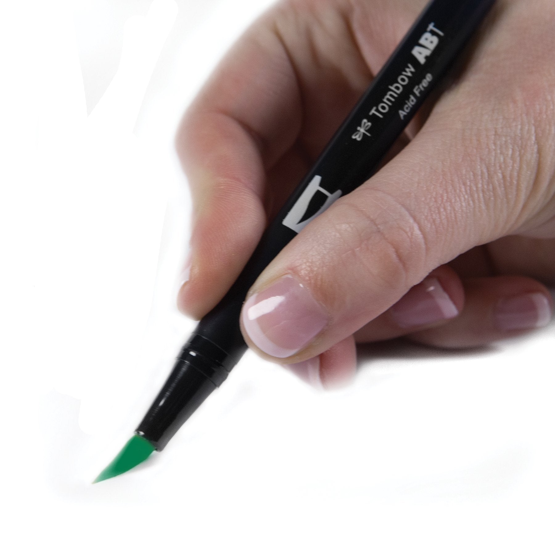 Tombow Dual Brush Pen Art Marker, 277 - Dark Green, 1-Pack