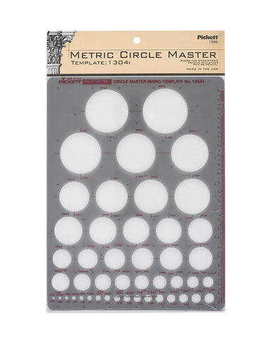 Pickett Metric Circle Master Template (1304I)