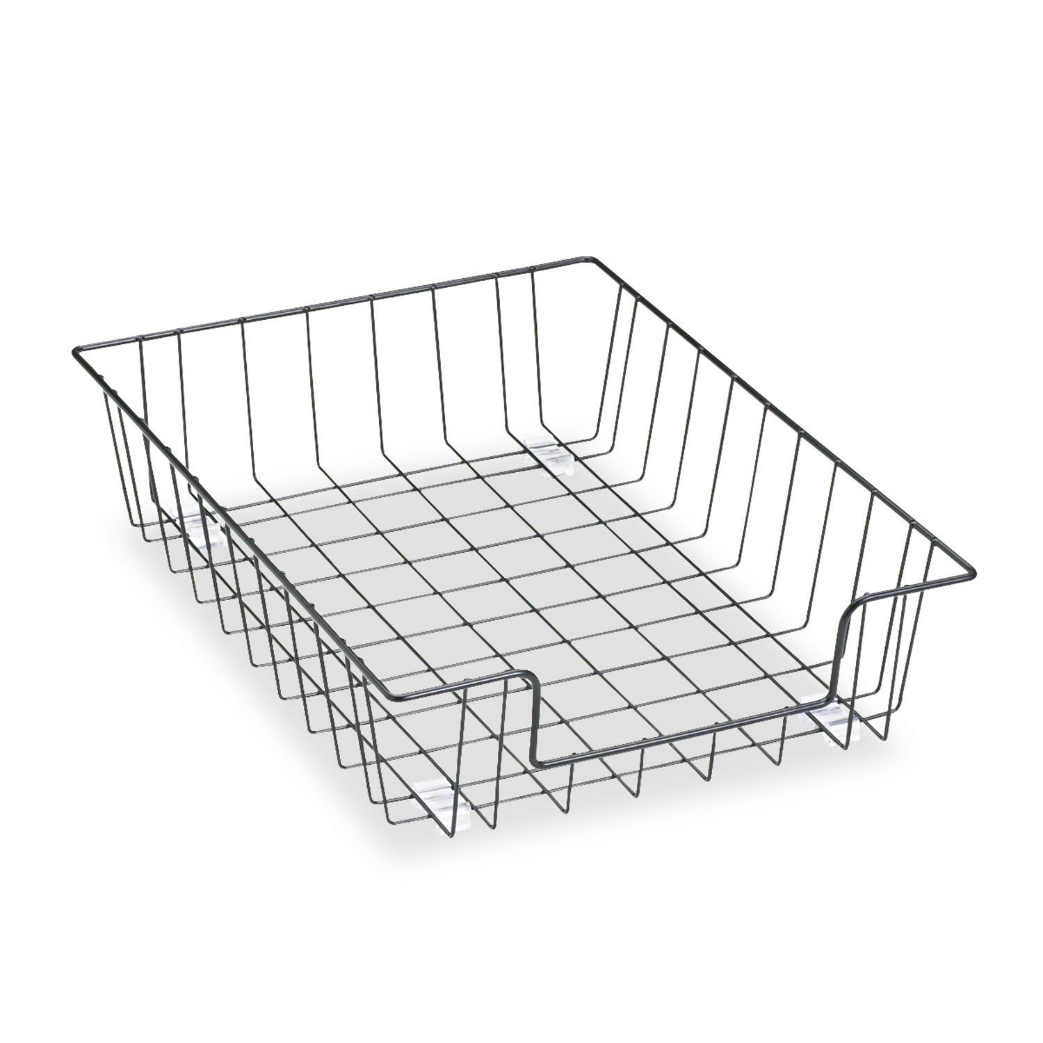 Fellowes Workstation 3" Letter Desk Tray Organizer, Wire, Black (60112)