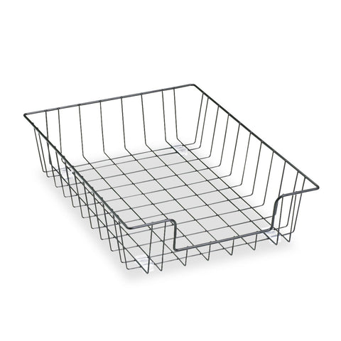 Fellowes Workstation 3" Letter Desk Tray Organizer, Wire, Black (60112)
