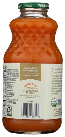 R.W. Knudsen Family Organic Orange Carrot Juice Blend, 32 Ounces (Pack of 6)