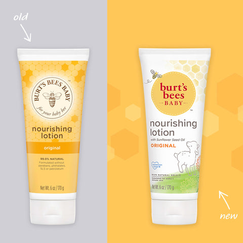 Burt's Bees Baby Nourishing Lotion, Original Scent Baby Lotion - 6 Ounce Bottle