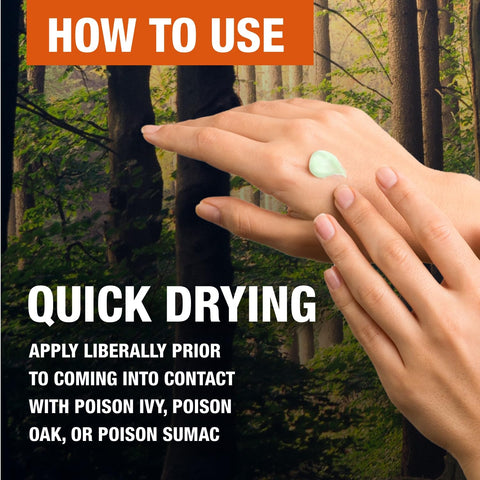 CoreTex Ivy X Pre-Contact Poison Ivy Protection Gel - 4oz Tottle of USA-Made Barrier Gel to Help Prevent Itchy Rashes - Also Works on Poison Oak & Sumac Oils - Quick Dry & Chalk-Free Formula
