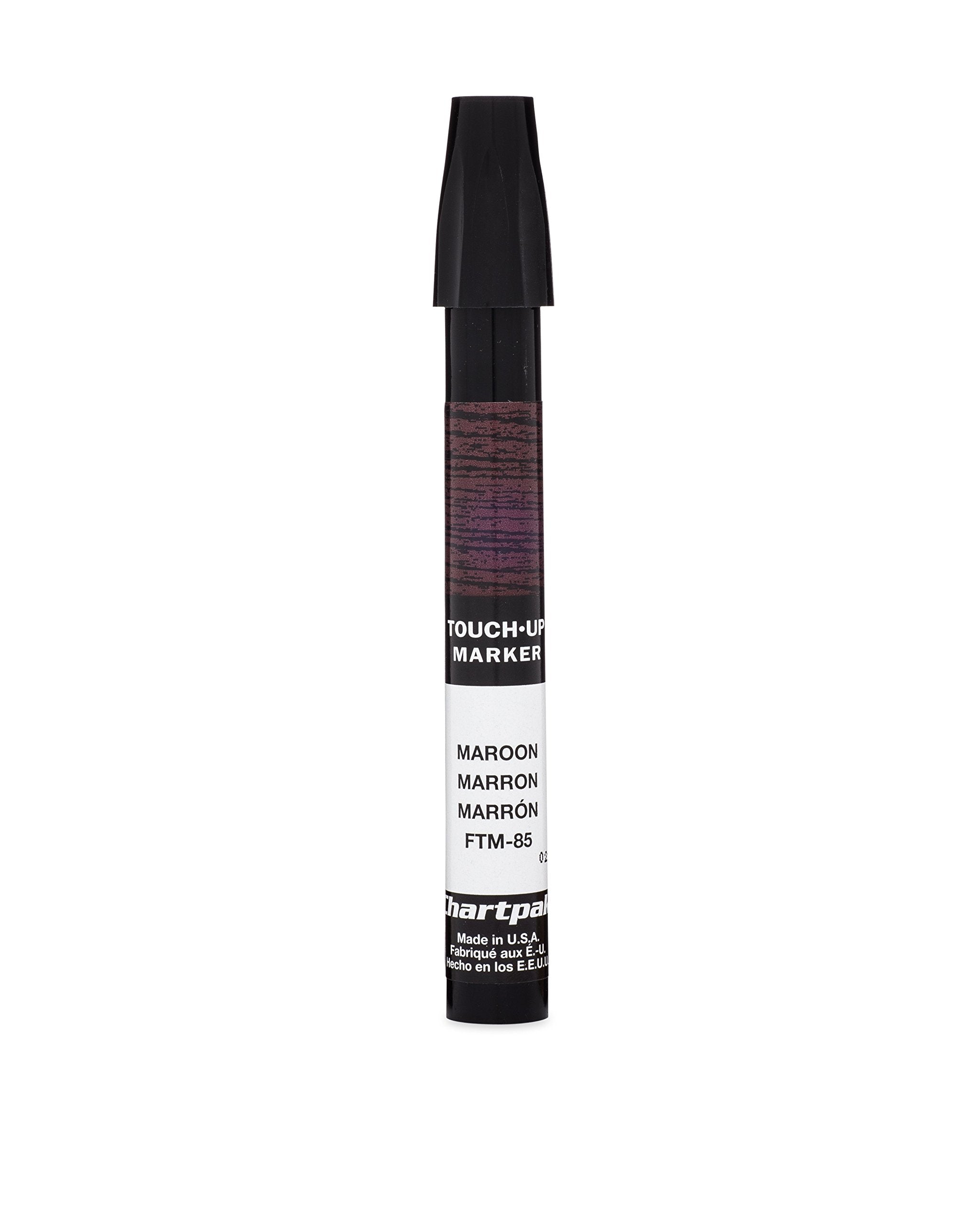 Chartpak Wood Frame Touch-Up Marker, Tri-Nib, Maroon, 1 Each (FTM85)