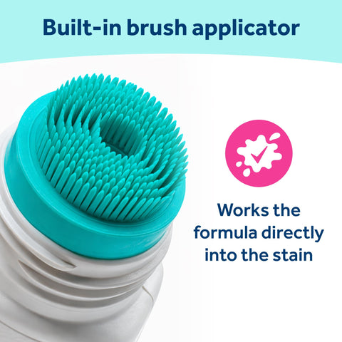 Carbona Laundry Stain Scrubber & Remover (8.4 Fl Oz), Extra-Strength Bio-Enzyme Formula, Brush-Top Applicator for Fiber-Deep Clean, Fast & Easy