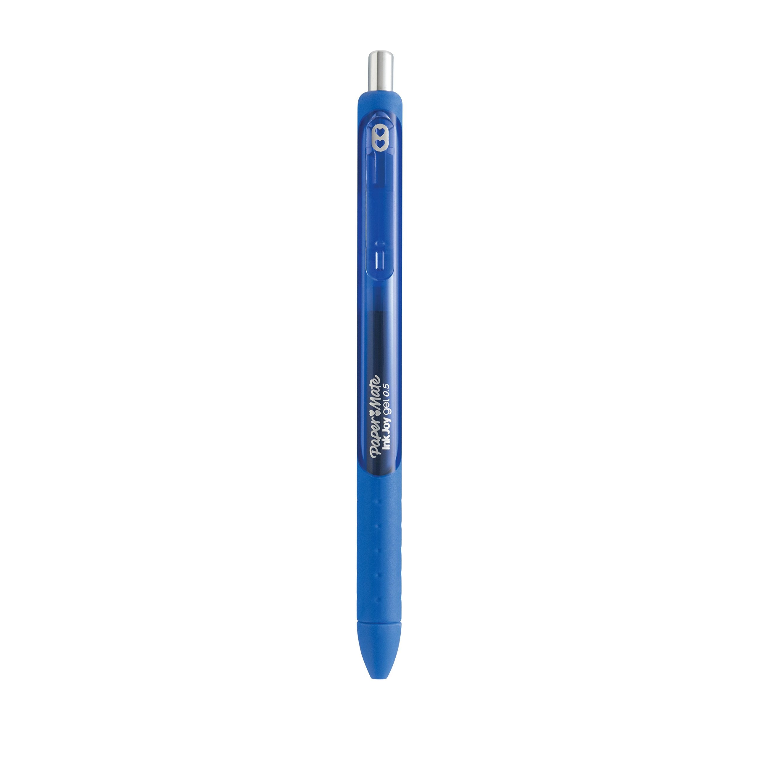 Paper Mate InkJoy Gel Pen, Fine Point, Dark Blue