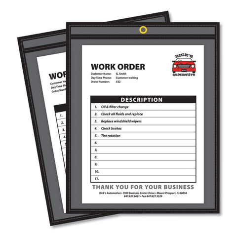 C-Line Shop Ticket Holders, Stitched 9 x 12-Inch
