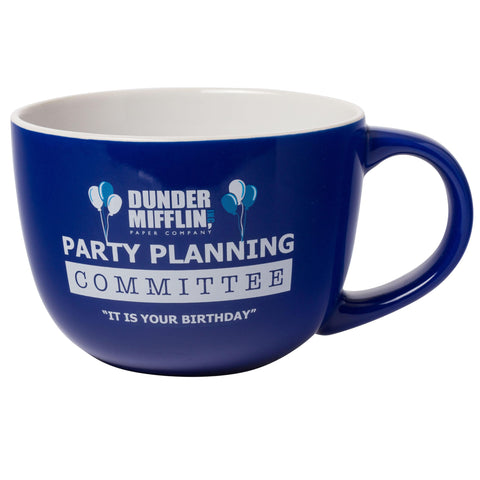 Silver Buffalo The Office Party Planning Committee Ceramic Soup Mug, 24 Ounces