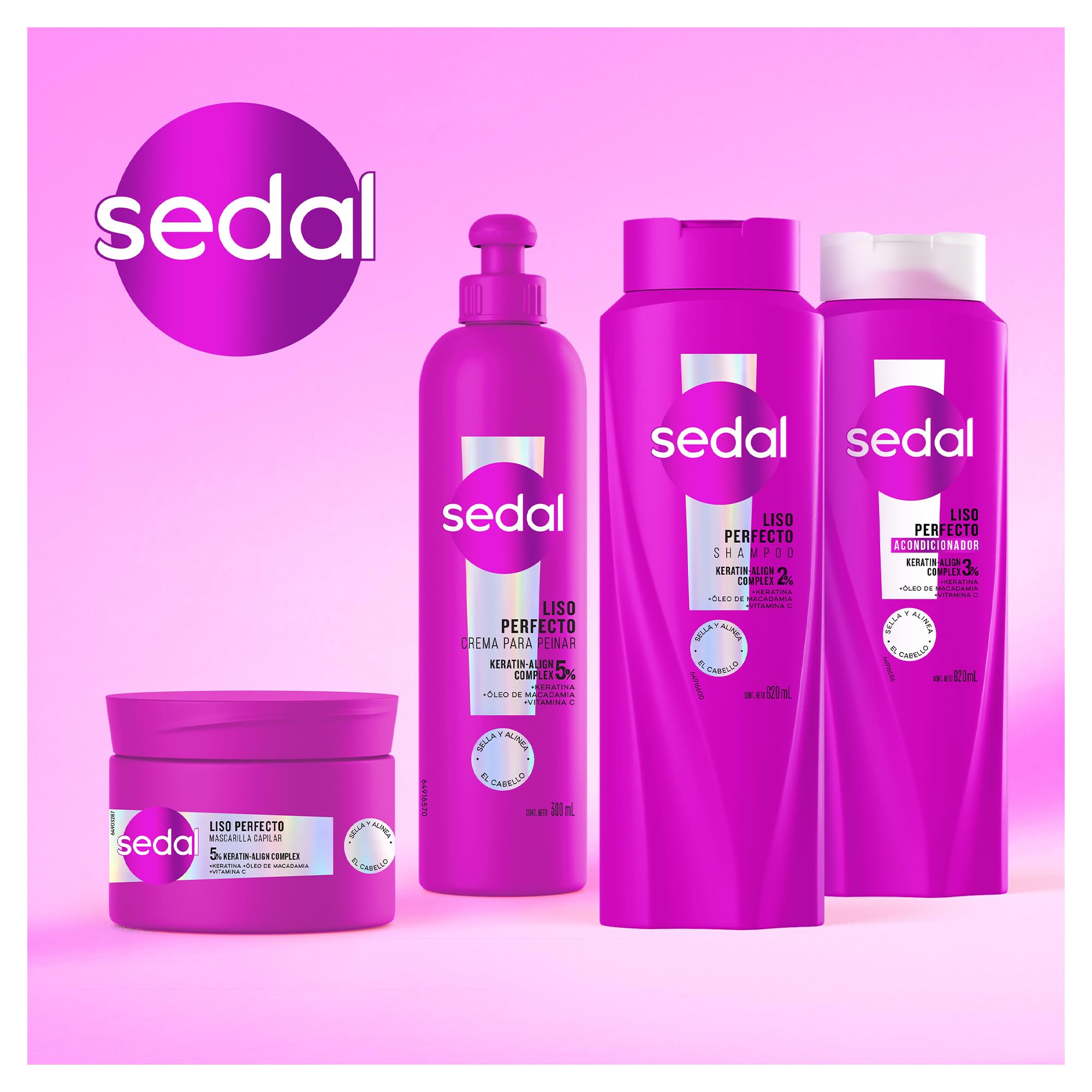 Sedal Liso Perfecto con proteina Hidrolizado 300 ml [SEALED]