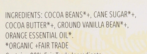 Theo Orange Organic Dark Chocolate Bar, 70% Cacao, 1 Bar | Vegan, Fair Trade
