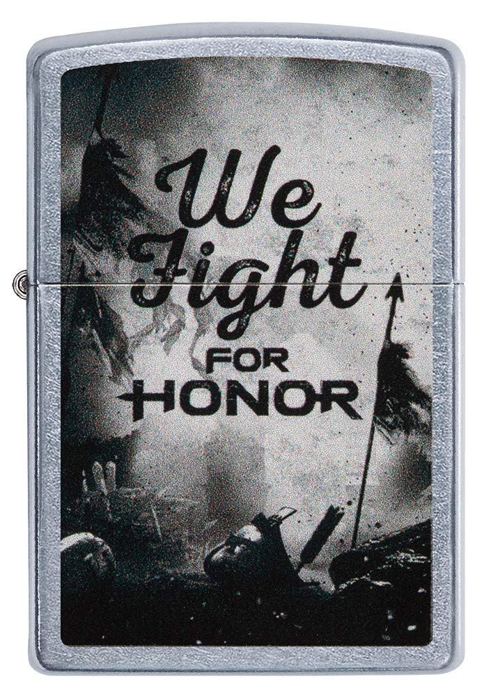 Zippo for Honor Street Chrome Pocket Lighter, One Size