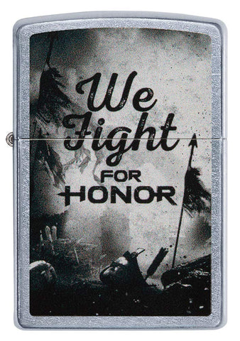 Zippo for Honor Street Chrome Pocket Lighter, One Size
