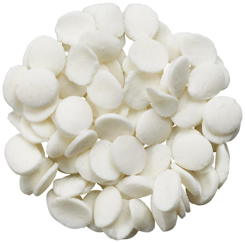 DECOPAC Quins Fancy Sprinkles, 19.5oz, Candy Sprinkles in Handheld Container, Edible Sprinkles For Celebration Cakes, Cupcakes, Cookies - Confetti White Quins