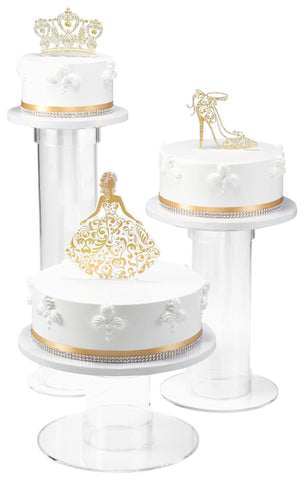 DecoPac QUINCEANERA Cake Decorating Kit, XL-GOLD Cake and Cupcake Toppers for Girls Sweet 15 Birthdays and Parties, Quince Años