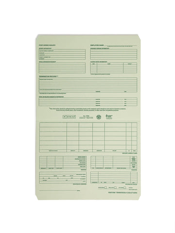 Smead Employee Record File Folder, Straight-Cut Tab, Letter Size, Moss, 20 per Pack (77000)