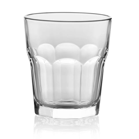 Libbey Gibraltar Drinking Glass Drinking Cup Set, Iconic Heavy Base Bar Glassware Thick Drinking Glasses Set of 12, 12-Ounce Rocks Glasses