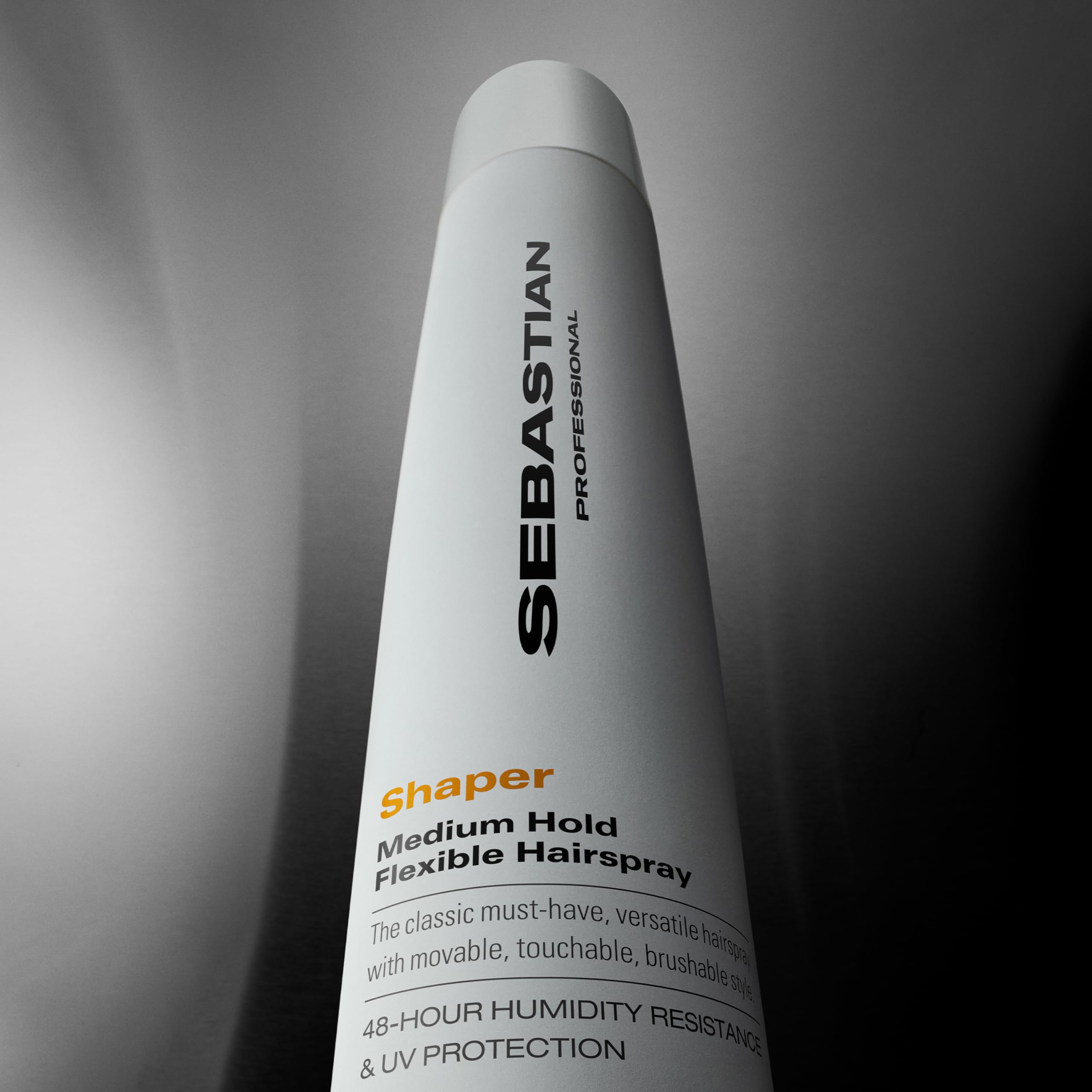 Sebastian Professional Shaper Plus Hairspray, 50% VOC | Humidity Resistant, Extra Hold | 10.6 oz | Packaging May Vary