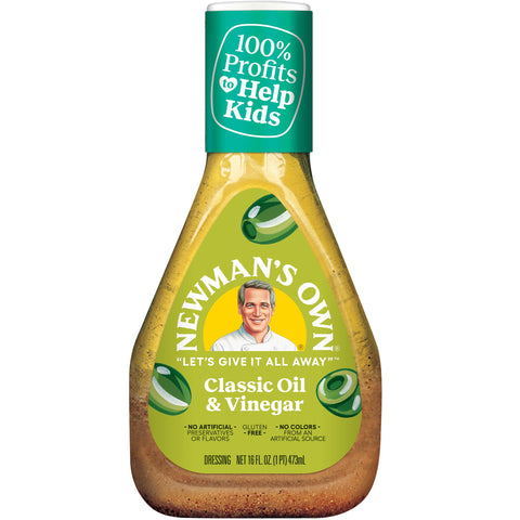 Newmans Own Drssng Oil Olive N Vinegar 16 OZ
