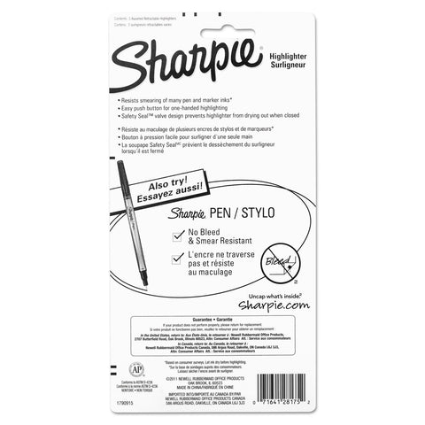 SHARPIE SAN28175PP - Sharpie Retractable Highlighters