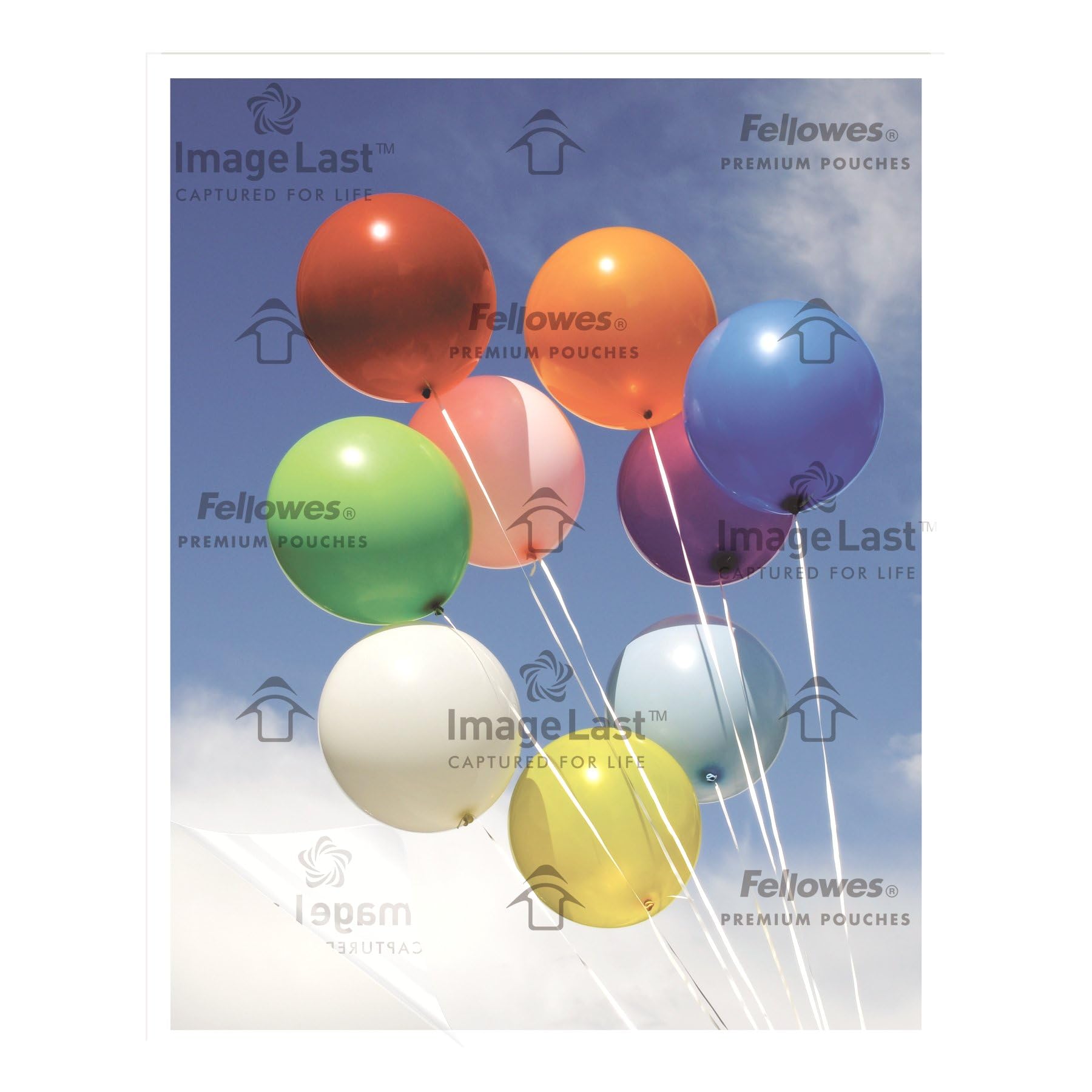 Fellowes Thermal Laminating Pouches, ImageLast, Jam Free, Letter Size, 3 Mil, 25 Pack (5200501)