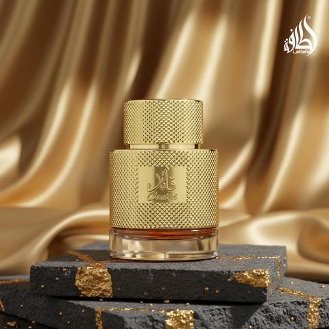 Lattafa Perfumes Qaa'ed for Unisex Eau de Parfum Spray, 3.4 Ounce
