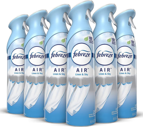 Febreze Odor-Fighting Air Freshener, Linen & Sky, 8.8 fl oz