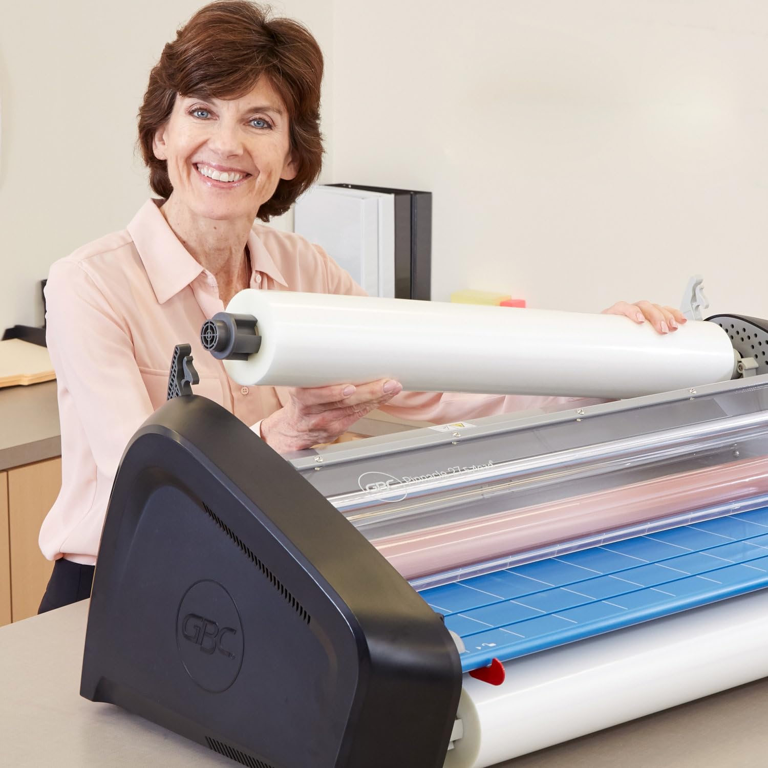 GBC Thermal Laminating Film Roll, 2 Pack, NAP I, 1" Poly-In Core, 3 Mil Laminate Rolls, 25" x 250', School Lamination (3000024)