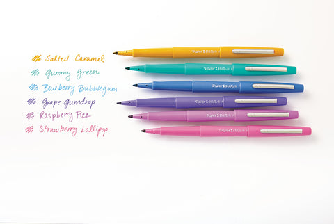 Paper Mate Flair Felt Tip Pens, Medium Point (0.7mm), Limited Edition Candy Pop Pack, 16 Count