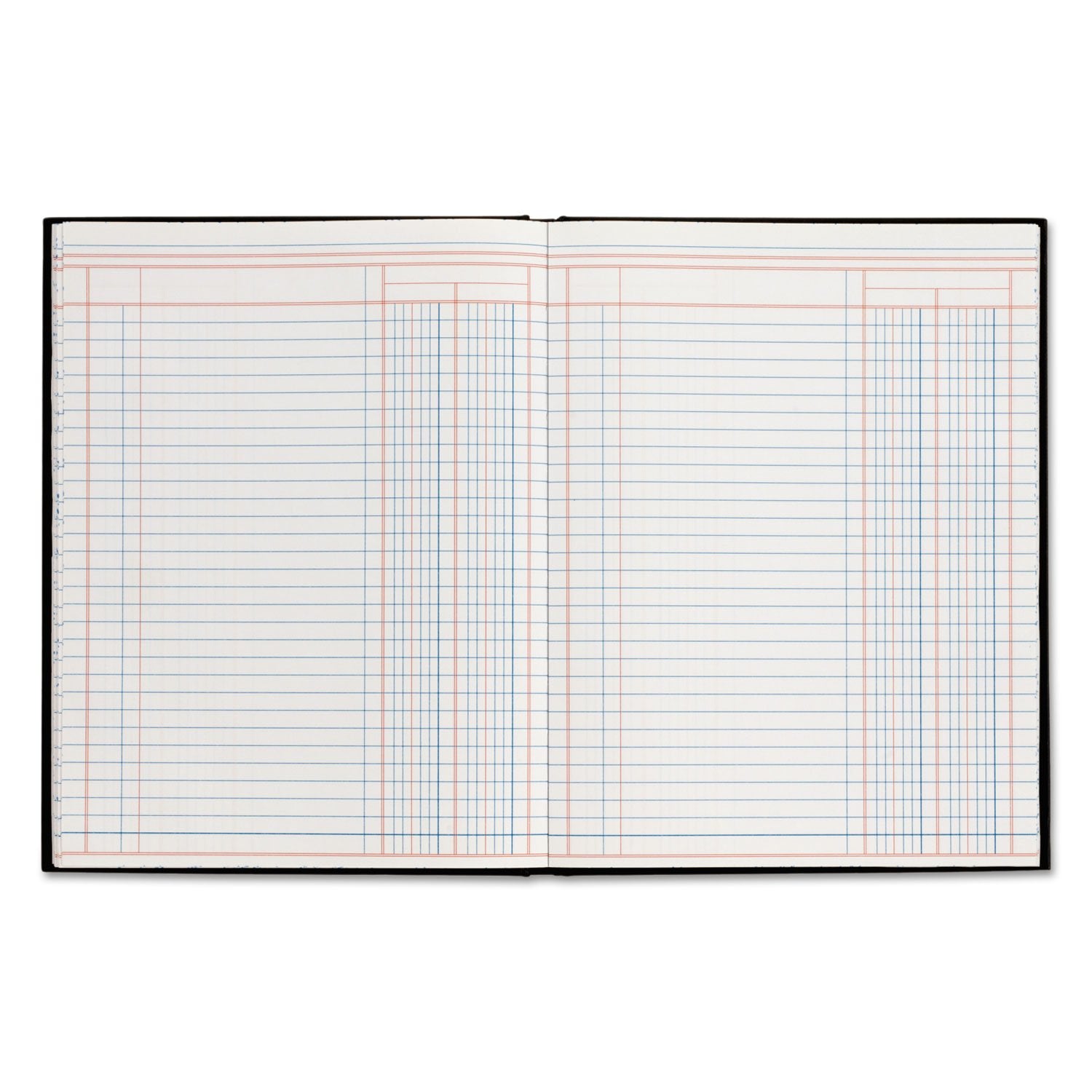 Adams ARB8002M Account Book, 2 Column, Black Cover, 80 Pages, 7 X 9 1/4