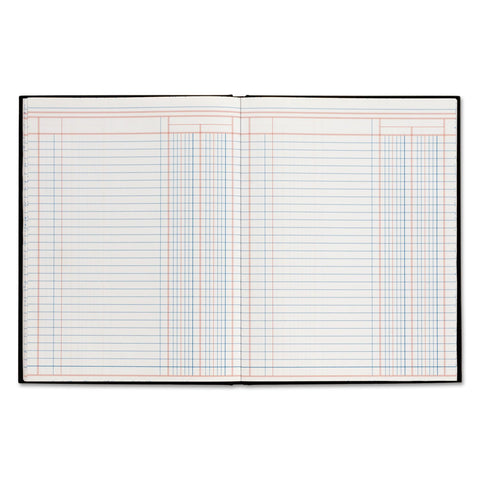 Adams ARB8002M Account Book, 2 Column, Black Cover, 80 Pages, 7 X 9 1/4