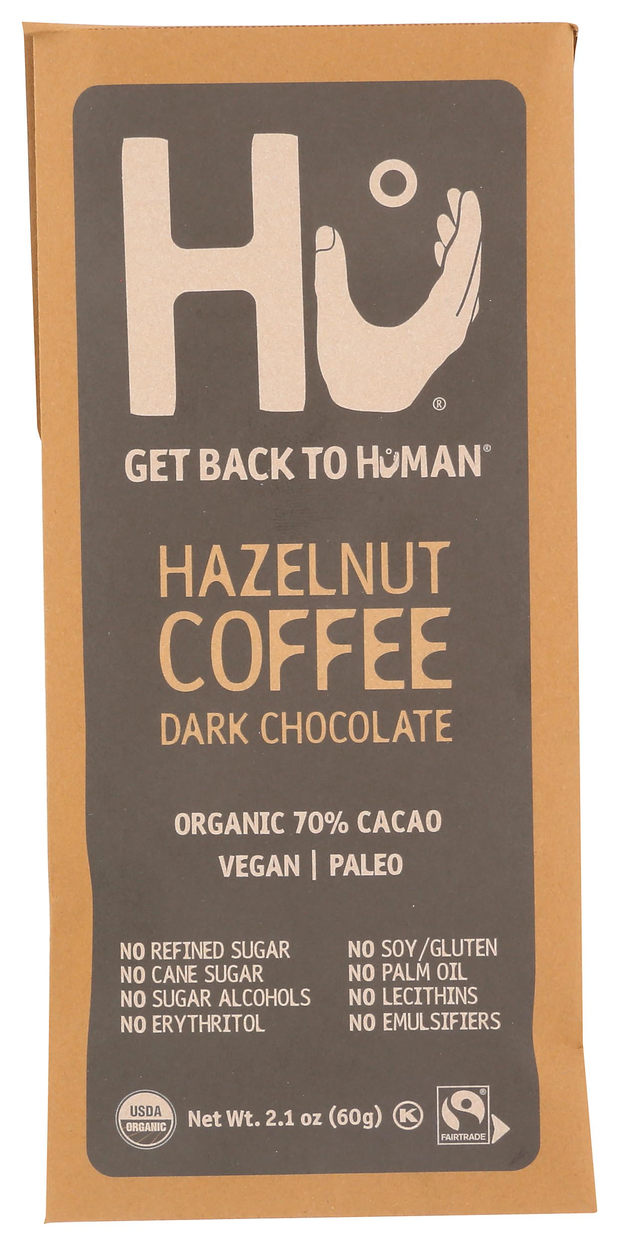 Hu Bar Choc Hazelnut Coffee 2.1 OZ