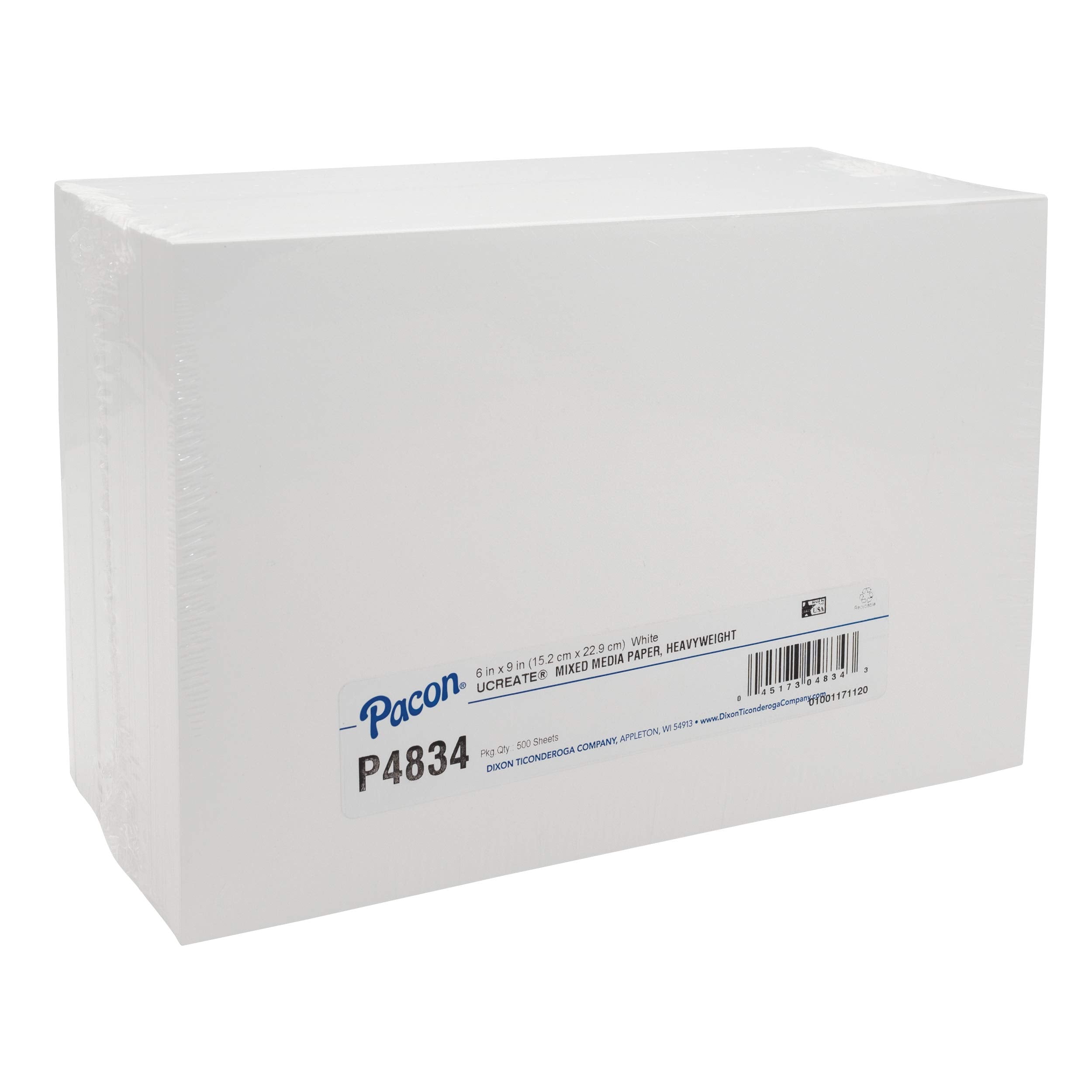 UCreate® Mixed Media Art Paper, Heavyweight, 6" x 9", 500 Sheets