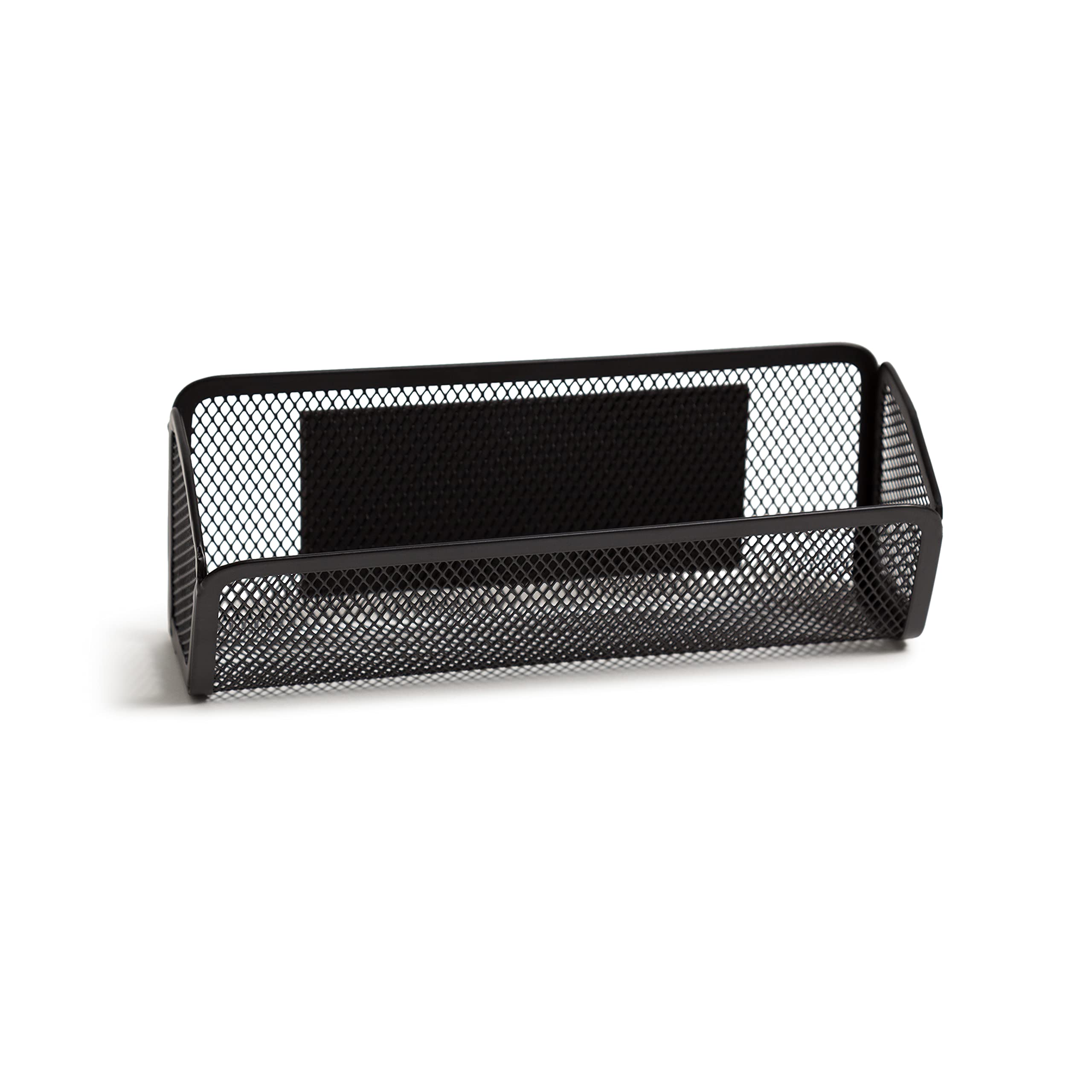 U Brands Mesh Locker Organization Kit, Includes Magnetic Cup, Folding Shelf and Bin, 3 Pieces (Black)