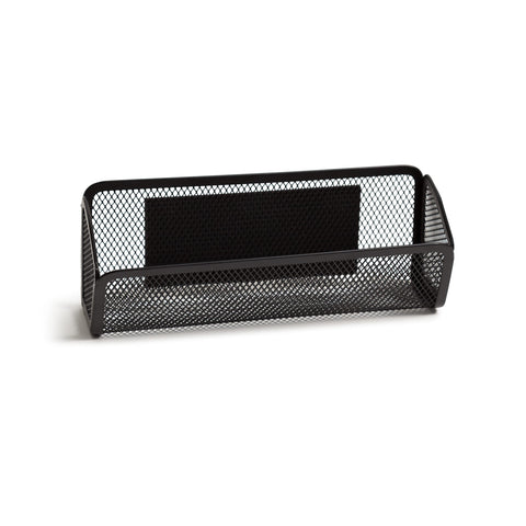 U Brands Mesh Locker Organization Kit, Includes Magnetic Cup, Folding Shelf and Bin, 3 Pieces (Black)