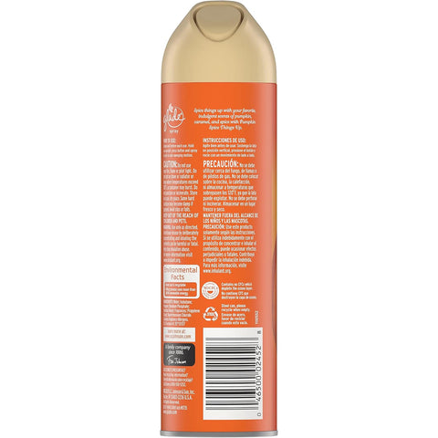 Glade Air Freshener Spray, 3 Pack, Pumpkin Spice Things Up Fall Harvest Scent, Limited Edition Holiday Collection, Pumpkin Spice Thanksgiving Scented Spray for Home and Bathroom, 8 oz Each