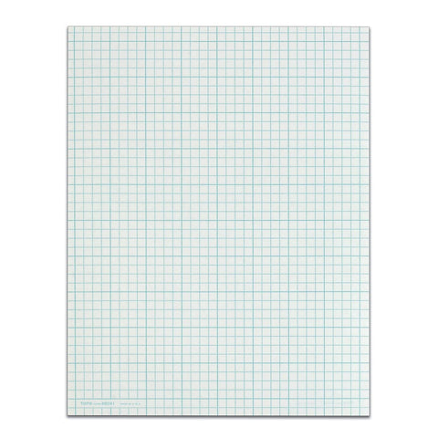 TOPS Cross Section Pad, 1 Pad, 4 Squares/Inch, Quadrille Rule, Letter Size, White, 50 Sheets/Pad, 1 Pad (35041)