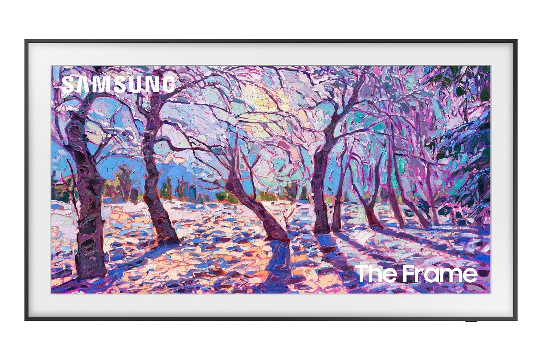Samsung 32-Inch Class QLED The Frame LS03C Series, 1080p Resolution, Quantum HDR, Art Mode, Anti-Reflection Matte Display, Slim Fit Wall Mount Included, Smart TV w/Alexa Built-in (QN32LS03CB)