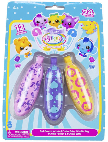 Bananas Baby Baby Crushies Mystery Bunch 3-Pack (Random Colors)
