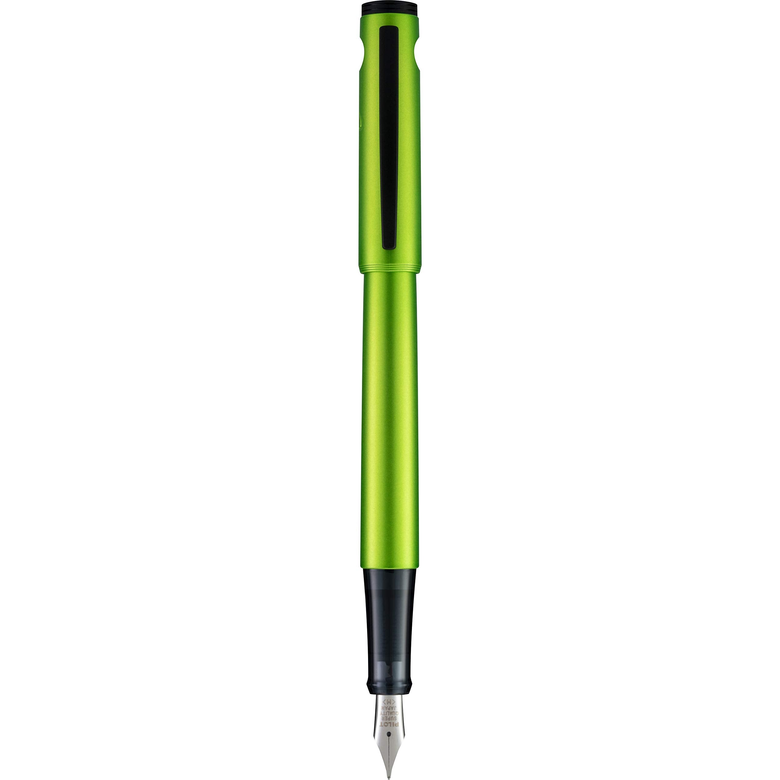 PILOT Explorer Lightweight Fountain Pen in Gift Box, Includes CON-B Converter; Lime Barrel, Fine Nib (12283)