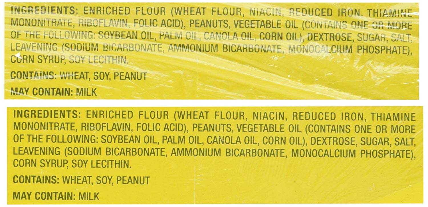 Lance Toasty Crackers Filled with Peanut Butter (2pk)
