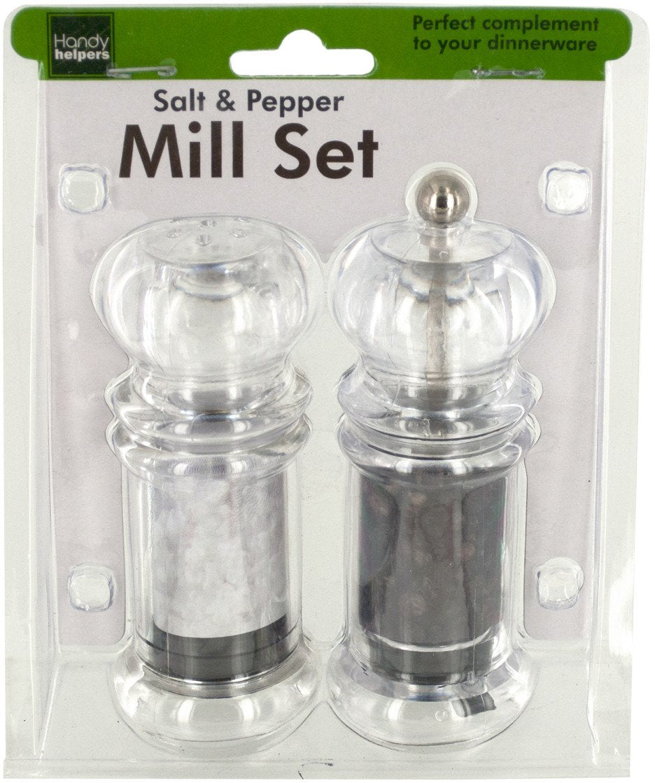 Salt Shaker & Pepper Mill Set