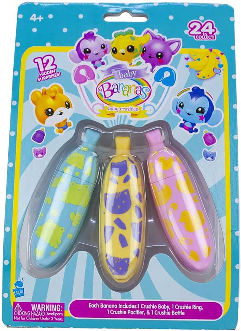 Bananas Baby Baby Crushies Mystery Bunch 3-Pack (Random Colors)
