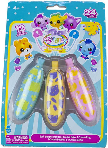 Bananas Baby Baby Crushies Mystery Bunch 3-Pack (Random Colors)