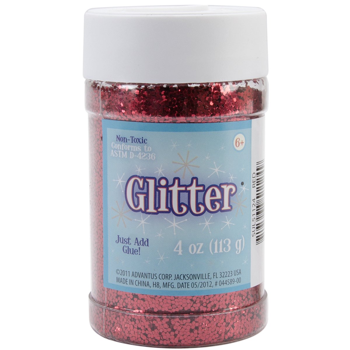 Glitter 4oz-Red