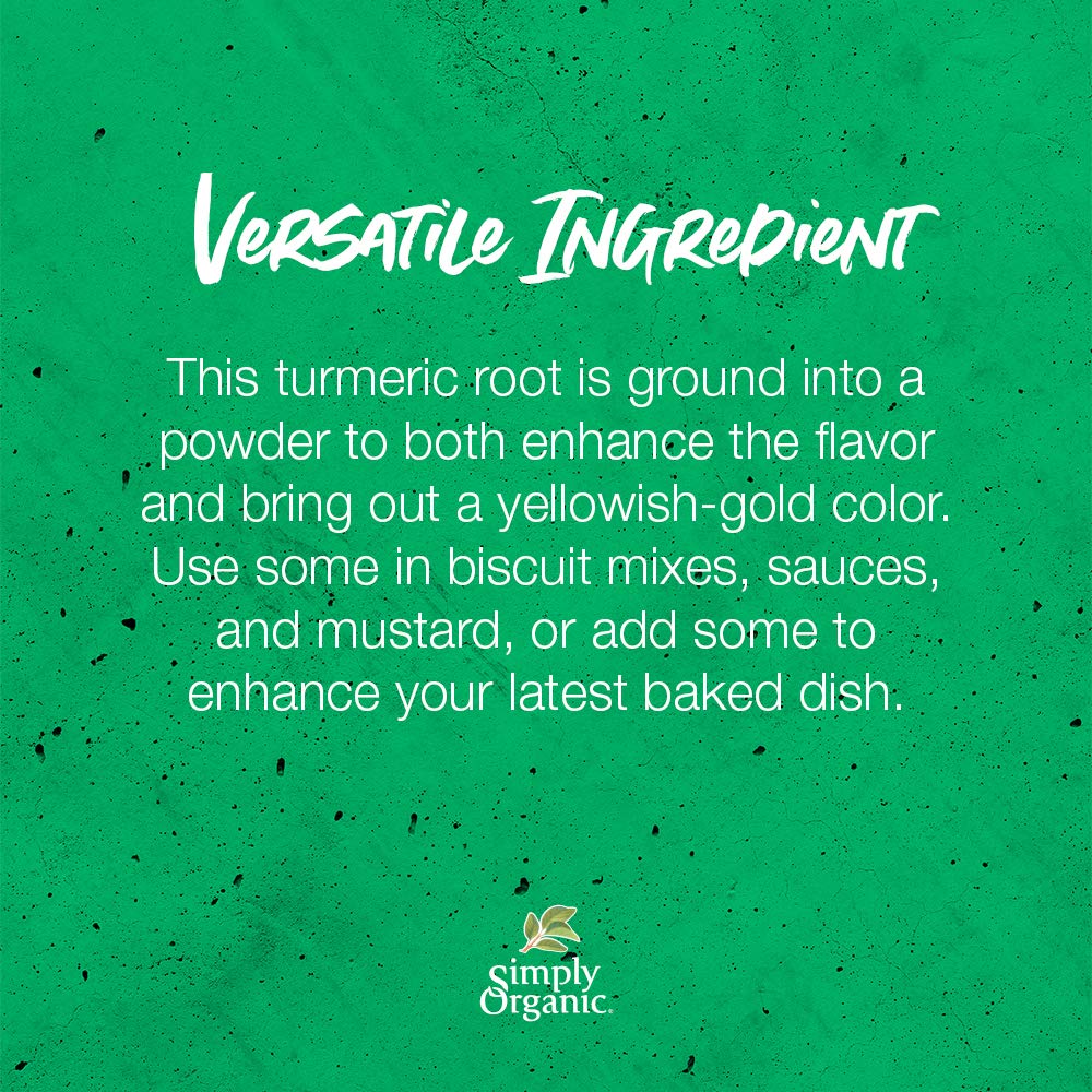 Simply Organic, Mini Ground Turmeric, .53 oz