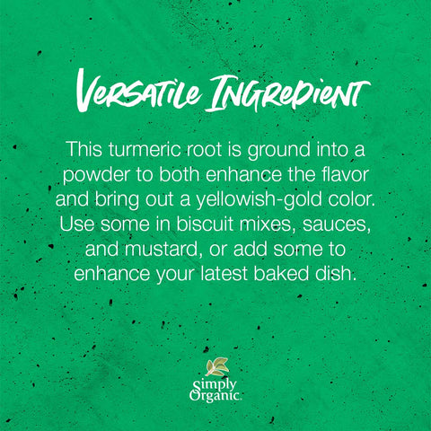Simply Organic, Mini Ground Turmeric, .53 oz