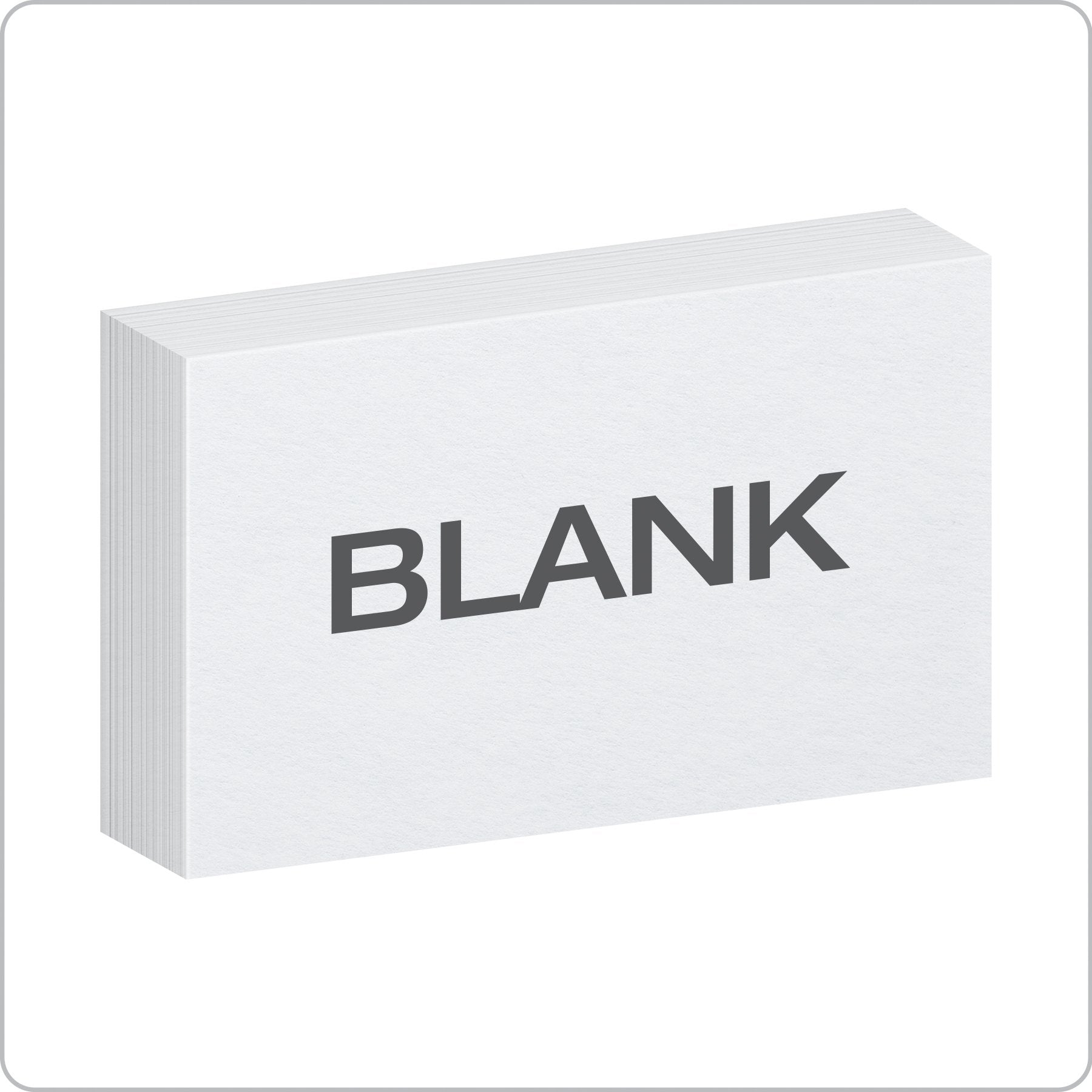 Oxford Blank Index Cards, 3" x 5", White, 100 Per Pack (40135)